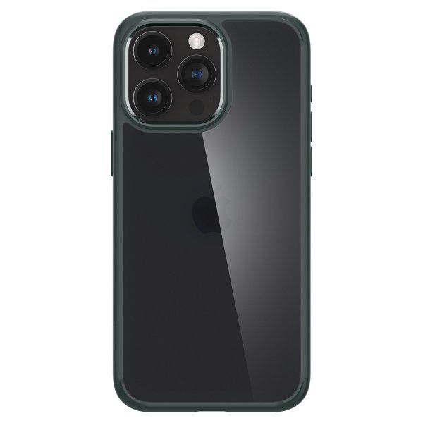 Spigen iPhone 15 Pro Max -suojakuori Ultra Hybrid Frost Green