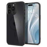 Spigen iPhone 15 Pro Max -suojakuori Ultra Hybrid MagFit Frost Black