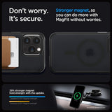 Spigen iPhone 15 Pro Max -suojakuori Ultra Hybrid MagFit Frost Black