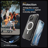 Spigen iPhone 15 Pro Max Kuori Ultra Hybrid MagFit Frost Clear