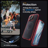 Spigen iPhone 15 Pro Max Kuori Ultra Hybrid MagFit Frost Deep Red
