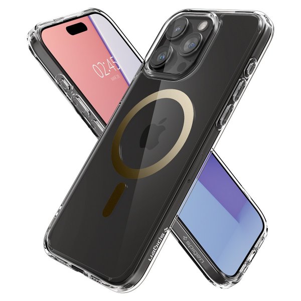 Spigen iPhone 15 Pro Max Kuori Ultra Hybrid MagFit Kulta