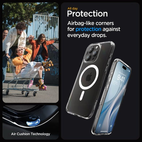 Spigen iPhone 15 Pro Max Kuori Ultra Hybrid MagFit Valkoinen