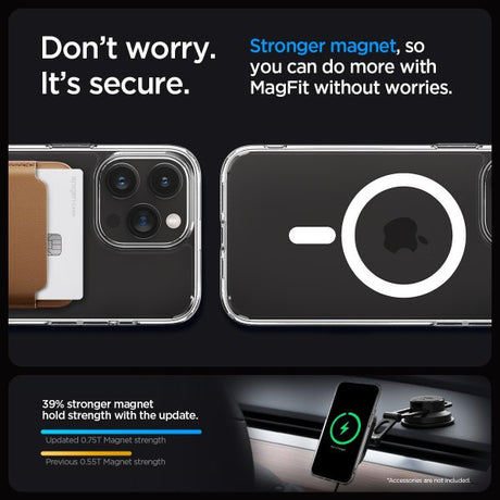 Spigen iPhone 15 Pro Max Kuori Ultra Hybrid MagFit Valkoinen
