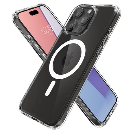 Spigen iPhone 15 Pro Max Kuori Ultra Hybrid MagFit Valkoinen