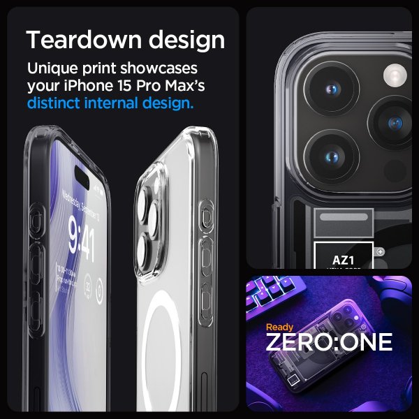 Spigen iPhone 15 Pro Max Kuori Ultra Hybrid MagFit Zero One
