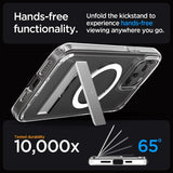 Spigen iPhone 15 Pro Max -suojakuori Ultra Hybrid S MagFit Crystal Clear