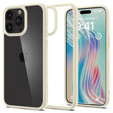 Spigen iPhone 15 Pro Max -suojakuori, Ultra Hybrid Mute Beige