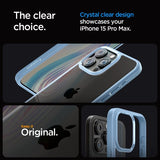 Spigen iPhone 15 Pro Max -suojakuori Ultra Hybrid Sierra Blue