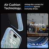 Spigen iPhone 15 Pro Max -suojakuori Ultra Hybrid Sierra Blue