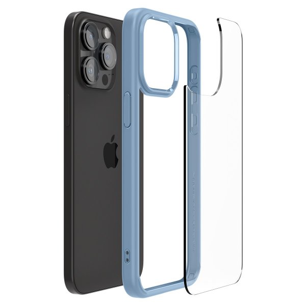 Spigen iPhone 15 Pro Max -suojakuori Ultra Hybrid Sierra Blue