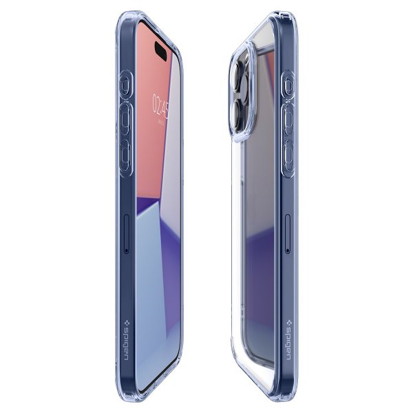 Spigen iPhone 15 Pro Max -suojakuori, Ultra Hybrid Sky Crystal