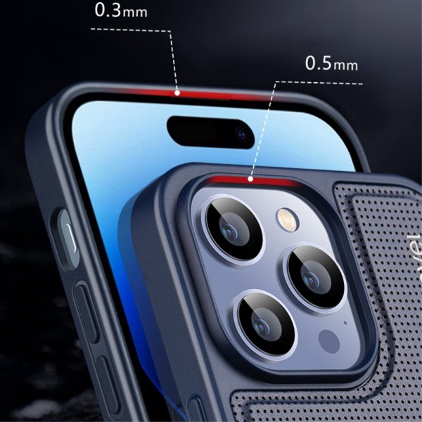 X-Level iPhone 15 Pro Max Kuori V-muoto Musta