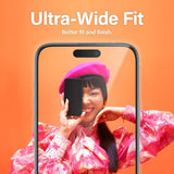 PanzerGlass iPhone 15 Pro Max -näytönsuoja Ultra-Wide Fit EasyAligner