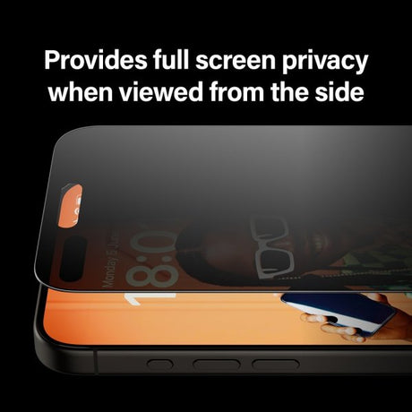 PanzerGlass iPhone 15 Pro Max Näytönsuoja Ultra-Wide Fit Privacy EasyAligner
