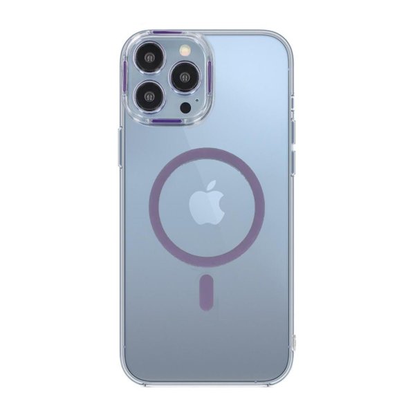 iPhone 15 Pro Max Suojakuori TPU MagSafe Violetti