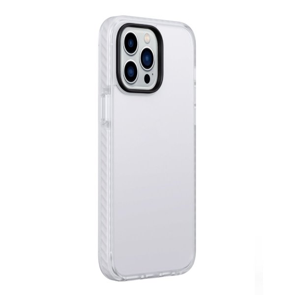 iPhone 15 Pro Max Kuori Iskunkestävä TPU Valkoinen