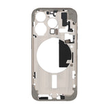 iPhone 15 Pro -keskikehys pienten osien kanssa, OEM – luonnontitaani