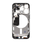 iPhone 15 Pro -keskikehys pienten osien kanssa, OEM – titaanins musta