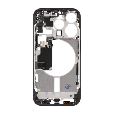 iPhone 15 Pro -keskikehys pienten osien kanssa, OEM – titaanins musta