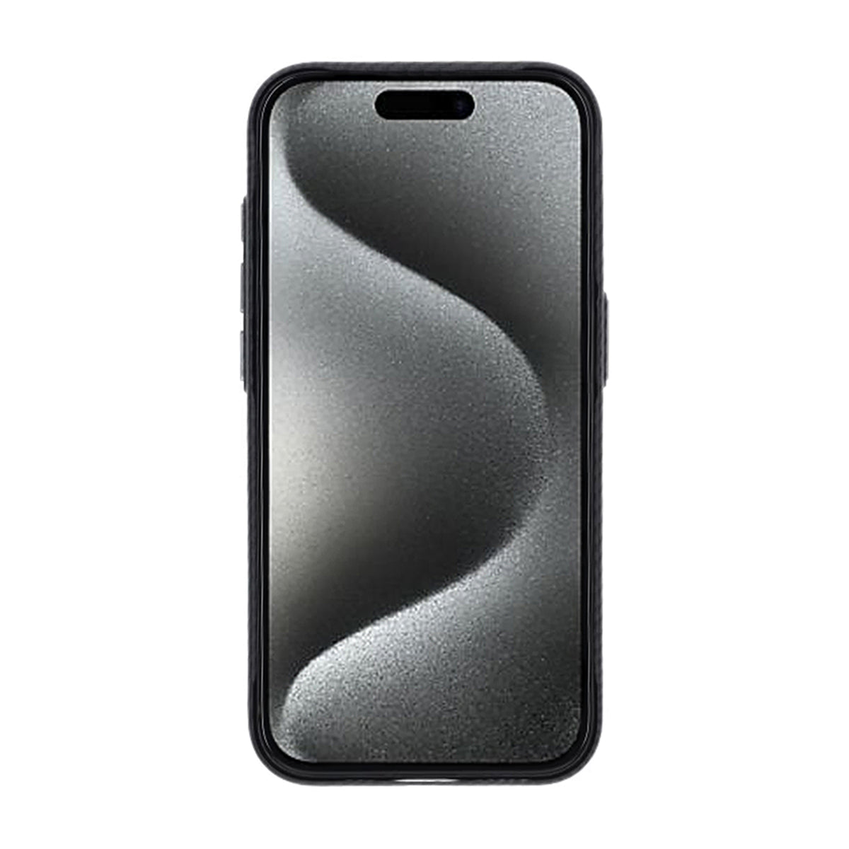 iPhone 15 Pro Kuori hiilikuitukuvio MagSafe Musta