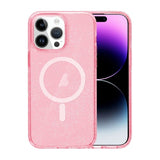 iPhone 15 Pro Kuori Glitter MagSafe Ruusu