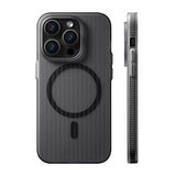 iPhone 15 Pro Kuori Rypytetty MagSafe Musta