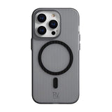 Rvelon iPhone 15 Pro Kuori Aallotettu MagSafe Harmaa