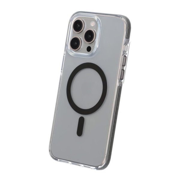 iPhone 15 Pro Kuori Iskun- ja iskunkestävä MagSafe Harmaa