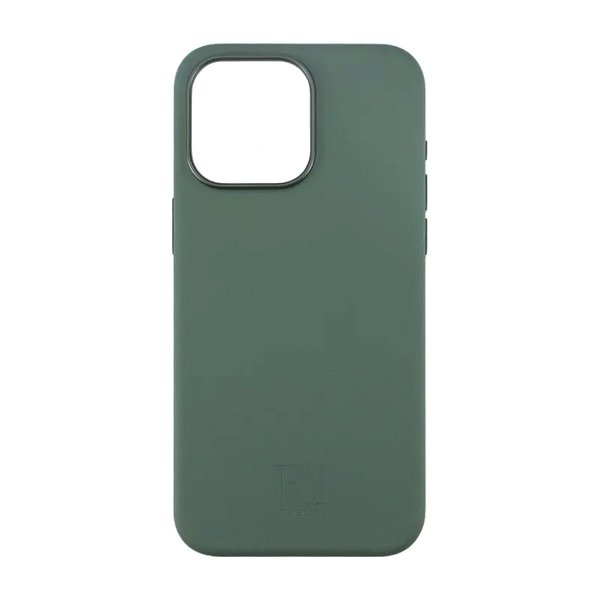 Rvelon iPhone 15 Pro -silikonikuori, vihreä