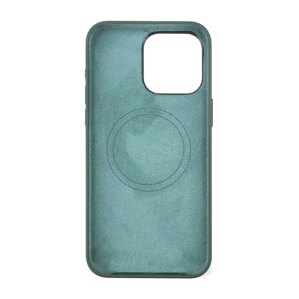 Rvelon iPhone 15 Pro Kuori Silikoni MagSafe Vihreä