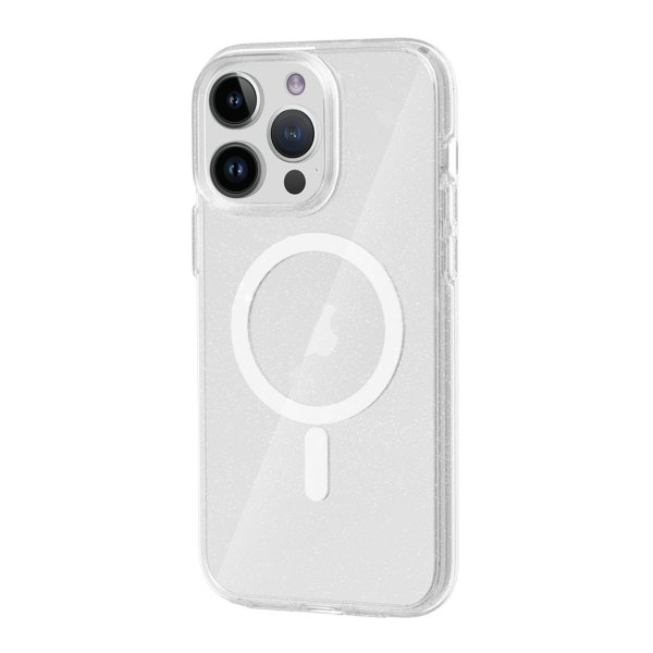 iPhone 15 Pro Kuoret Glitter Iskunkestävä Läpinäkyvä