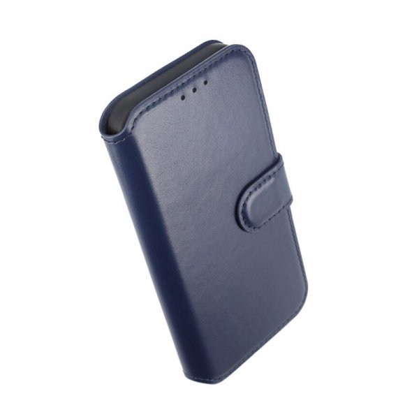 Rvelon iPhone 15 Pro Kotelo, aitoa nahkaa, sininen