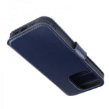 Rvelon iPhone 15 Pro Kotelo, aitoa nahkaa, sininen