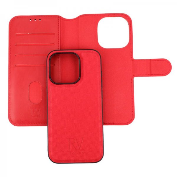 Rvelon iPhone 15 Pro Magneettinen irrotettava kuori Punainen