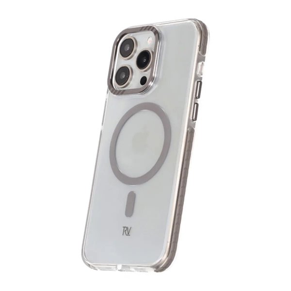 Rvelon iPhone 15 Pro Kuori TPU MagSafe Harmaa