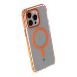 Rvelon iPhone 15 Pro -kuori vahvistetuilla kulmilla, oranssi