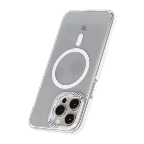 Rvelon iPhone 15 Pro -kuori, vahvistetut kulmat, valkoinen