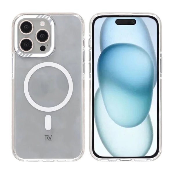 Rvelon iPhone 15 Pro -kuori, vahvistetut kulmat, valkoinen