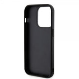 Karl Lagerfeld iPhone 15 Pro Kuori 3D Rubber Karl Musta