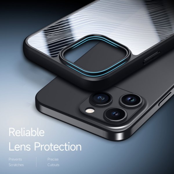 Dux Ducis iPhone 15 Pro -suojakuori Aimo-sarja musta