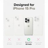 Ringke iPhone 15 Pro Air Glitter Clear -suojakuori