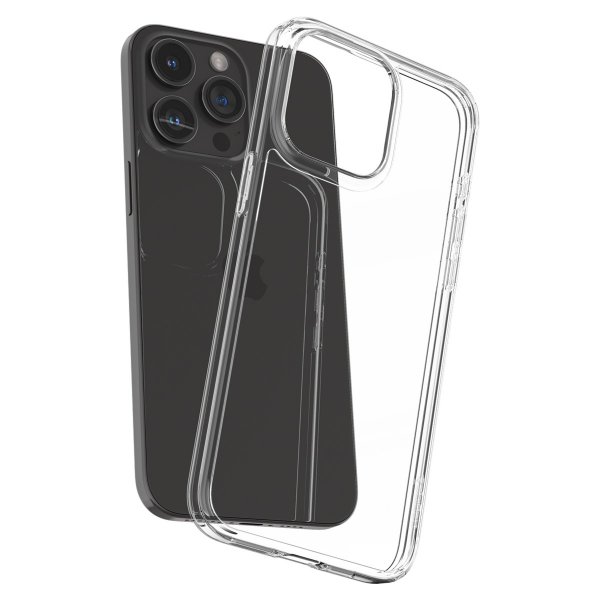 Spigen iPhone 15 Pro Air Skin Hybrid -kirkas suojakuori