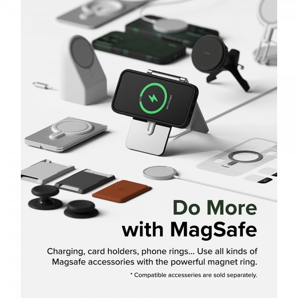 Ringke iPhone 15 Pro -suojakuori Alles MagSafe, tummanvihreä