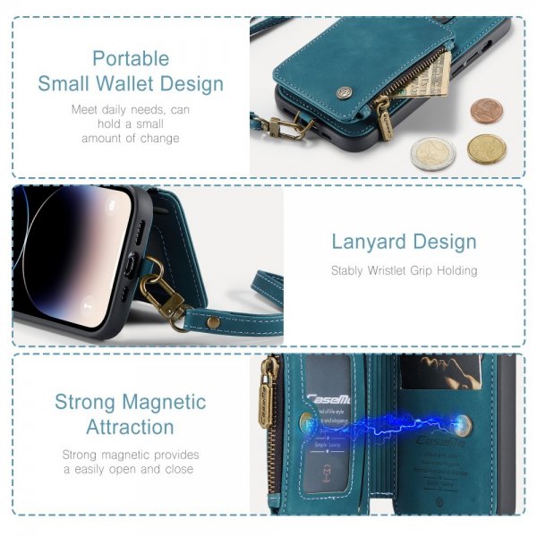 CaseMe iPhone 15 Pro Kuori C20 Series Petrol