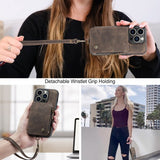 CaseMe iPhone 15 Pro -suojakuori C20-sarja Kahvi