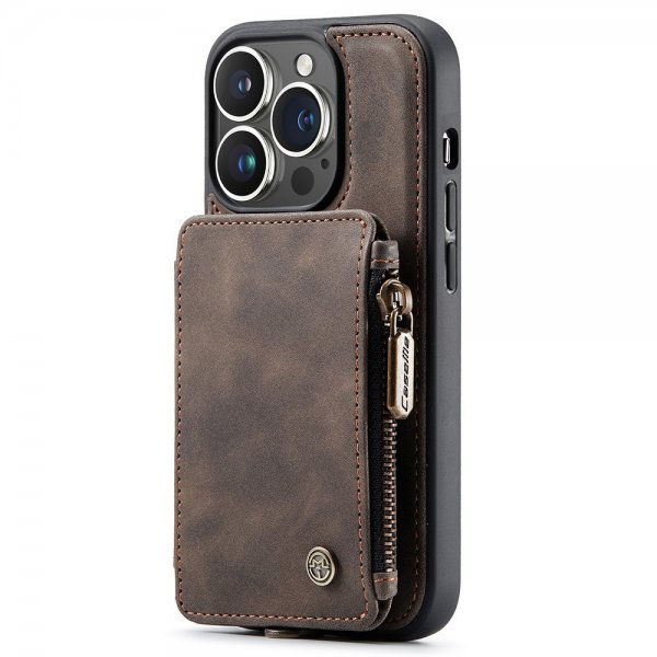 CaseMe iPhone 15 Pro -suojakuori C20-sarja Kahvi