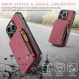 CaseMe iPhone 15 Pro -suojakuori C20 Series Punainen