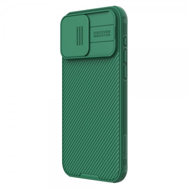 Nillkin iPhone 15 Pro Kuori CamShield MagSafe Vihreä