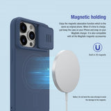 Nillkin iPhone 15 Pro Kuori CamShield Silky MagSafe Vaaleanvihreä
